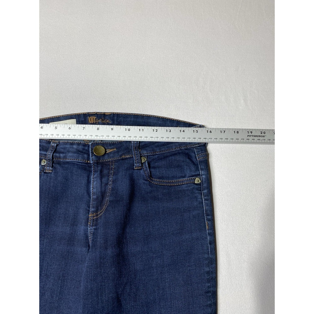 Kut From The Kloth Mia Toothpick Skinny Jeans Size 6 Dark Wash Stretch - Picture 5 of 15